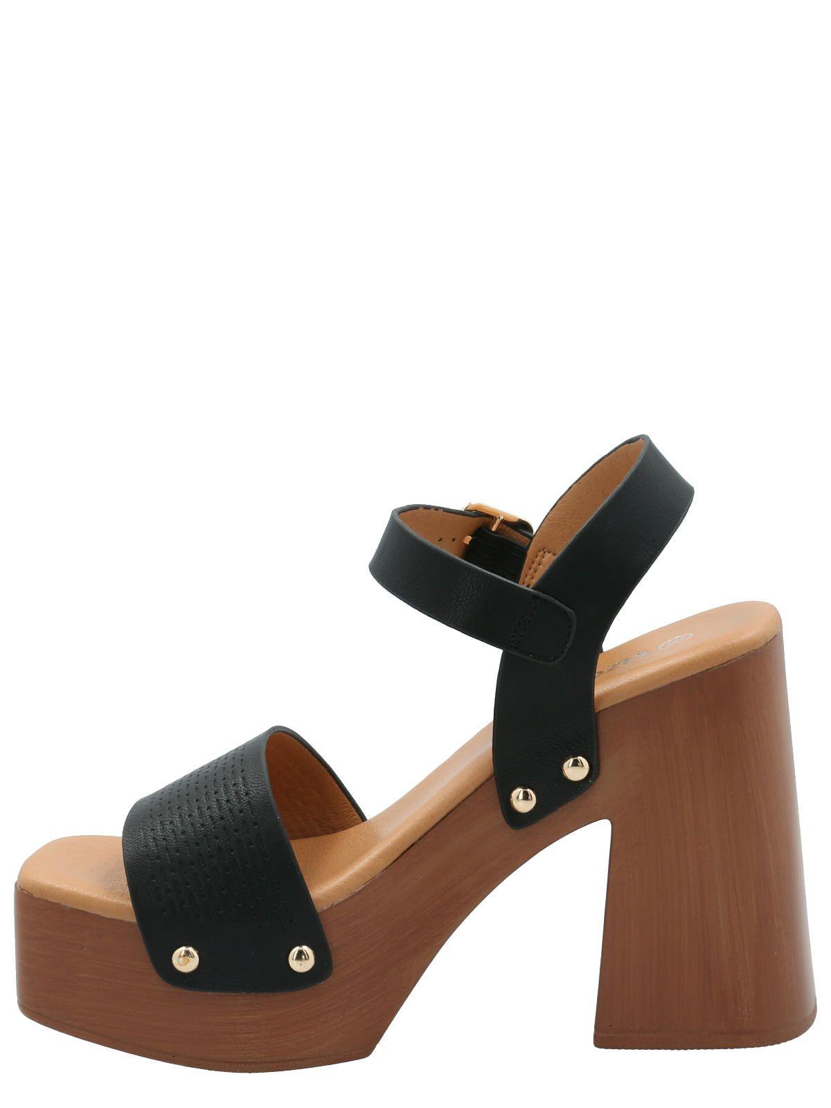 Sandalia Mujer Francesco Negro -5