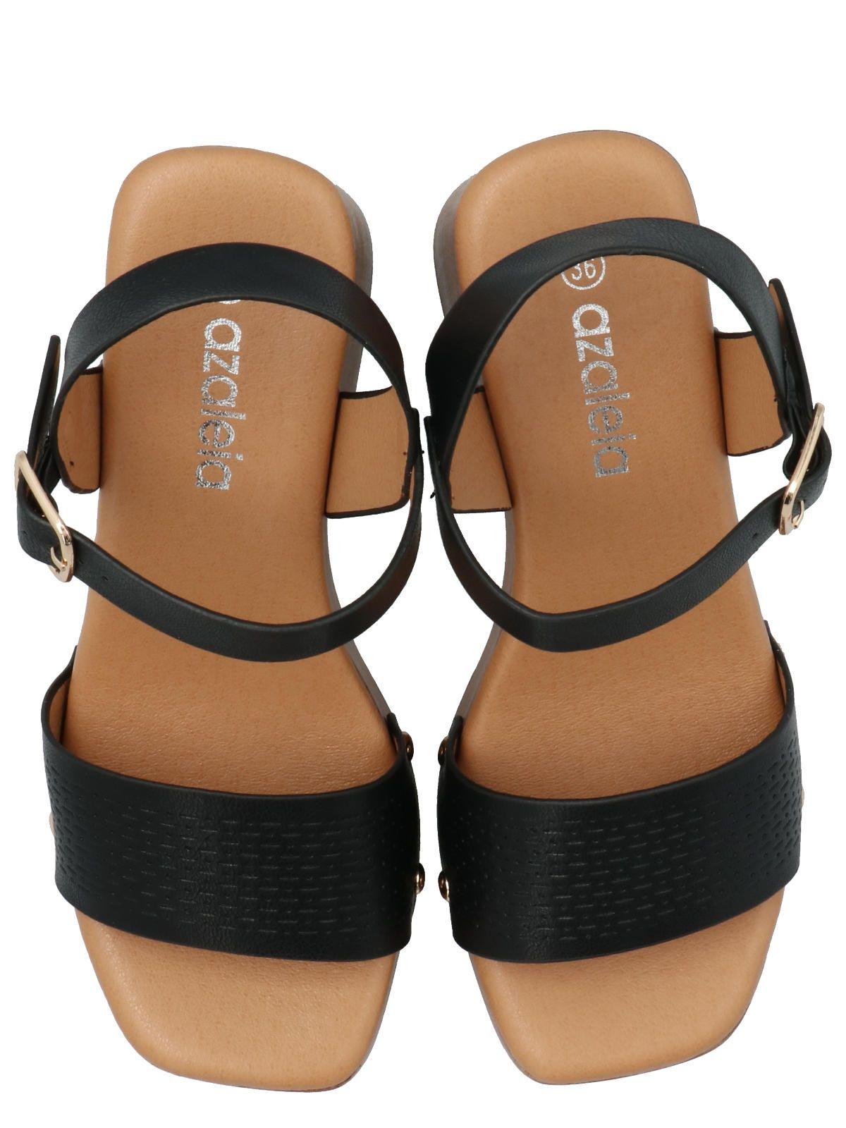 Sandalia Mujer Francesco Negro -6