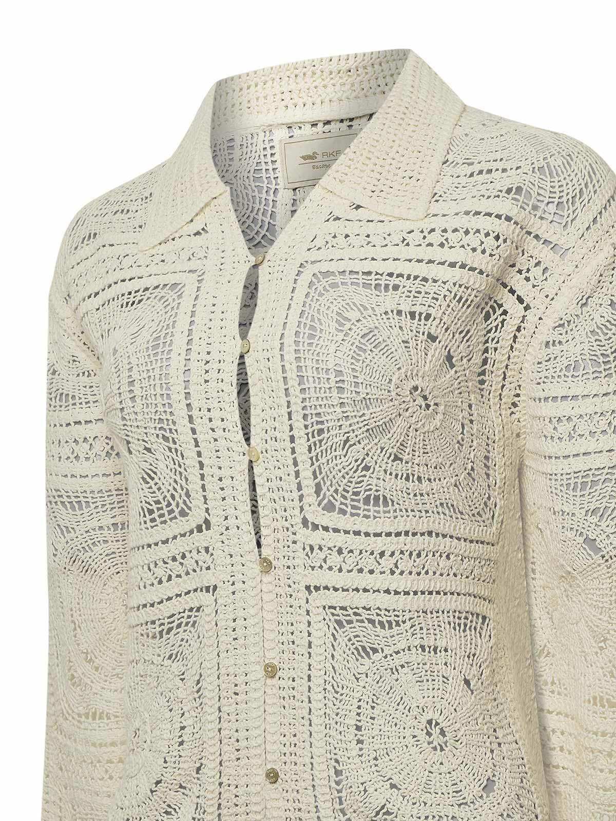 Sweater Algodón Orgánico Mujer Laia Blanco -3