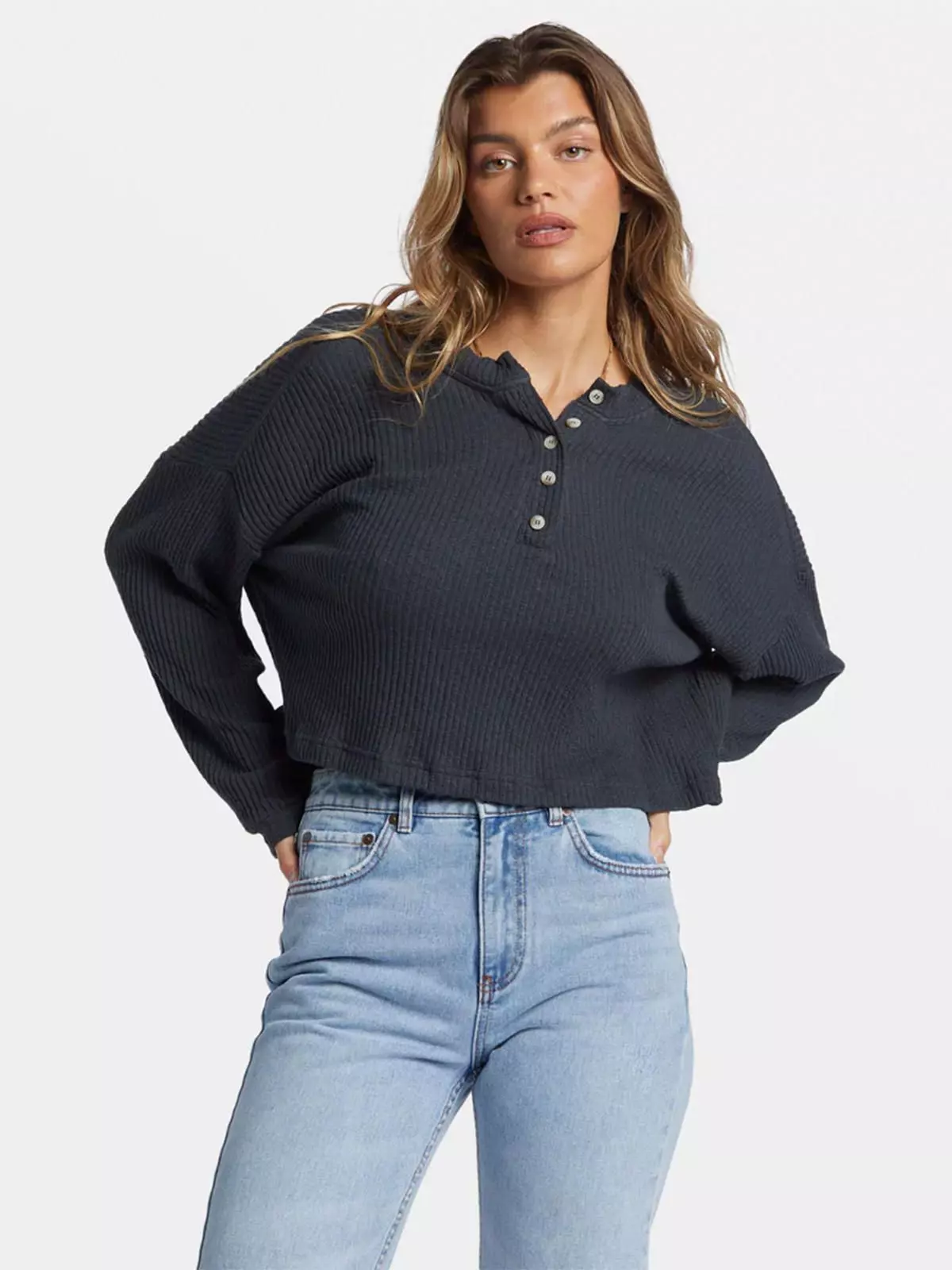 Sweater Mujer Good Catch Negro-0