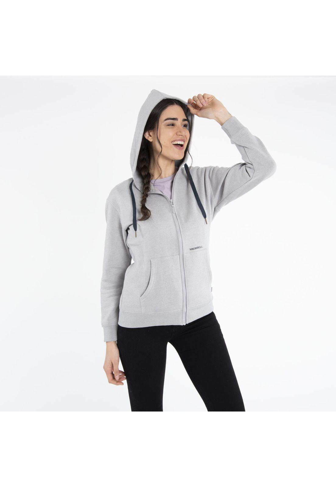 Polerón Mujer Arena Sweatshirt Gris-1