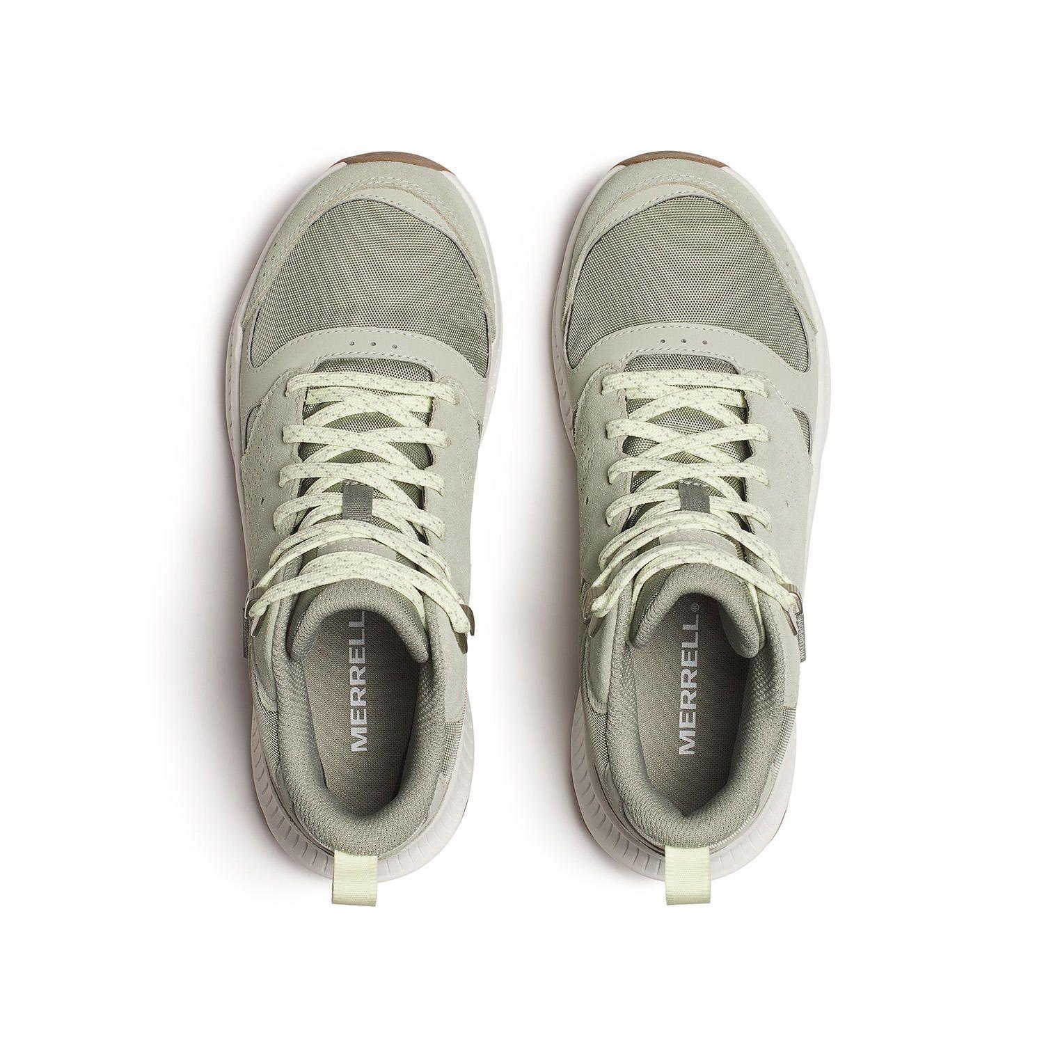 Botin Cuero Mujer Tempo Sol Mid Waterproof Verde Claro-5