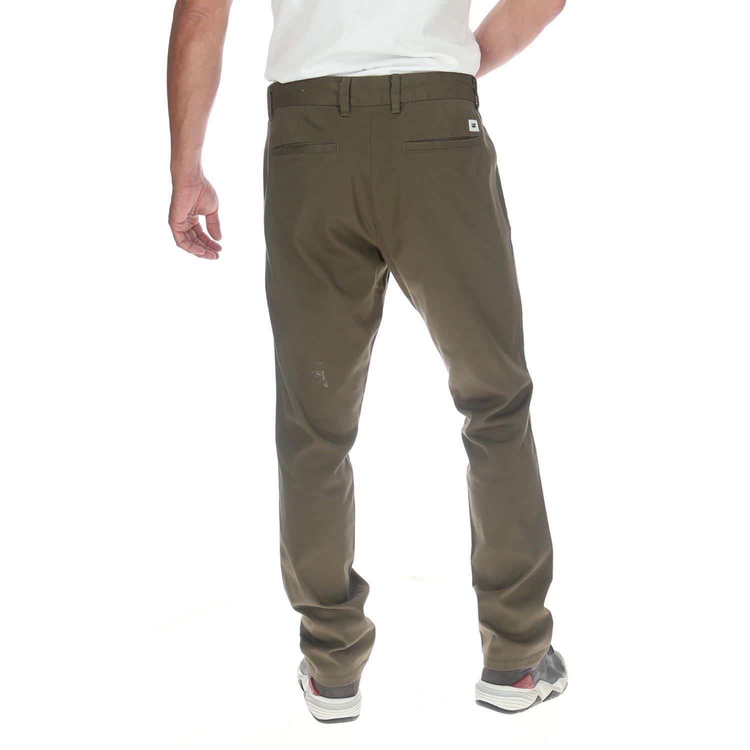 Pantalón Hombre Slim Stretch Chino Verde-2