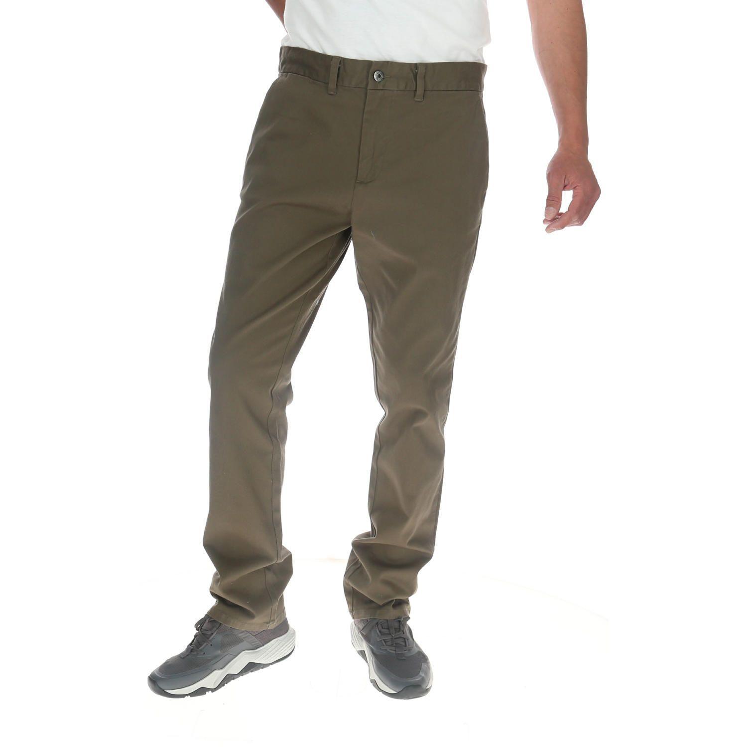 Pantalón Hombre Slim Stretch Chino Verde-0
