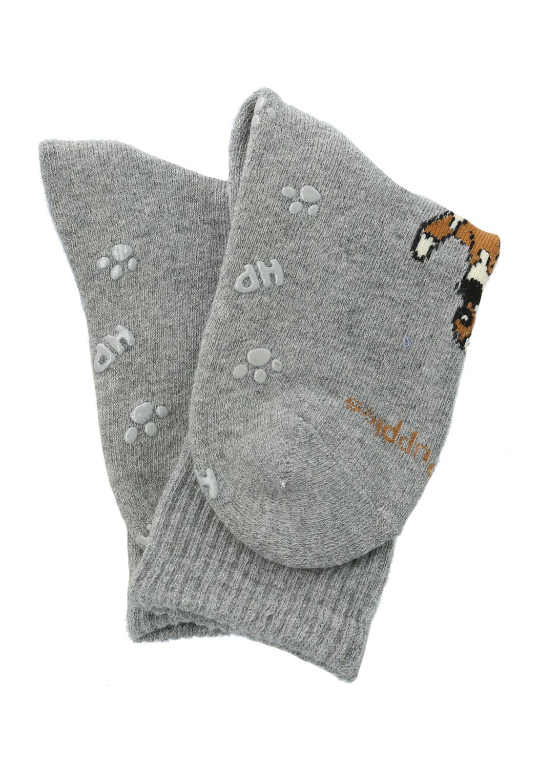 Calcetín Algodón Niño C Dog Sportrib Gris-2