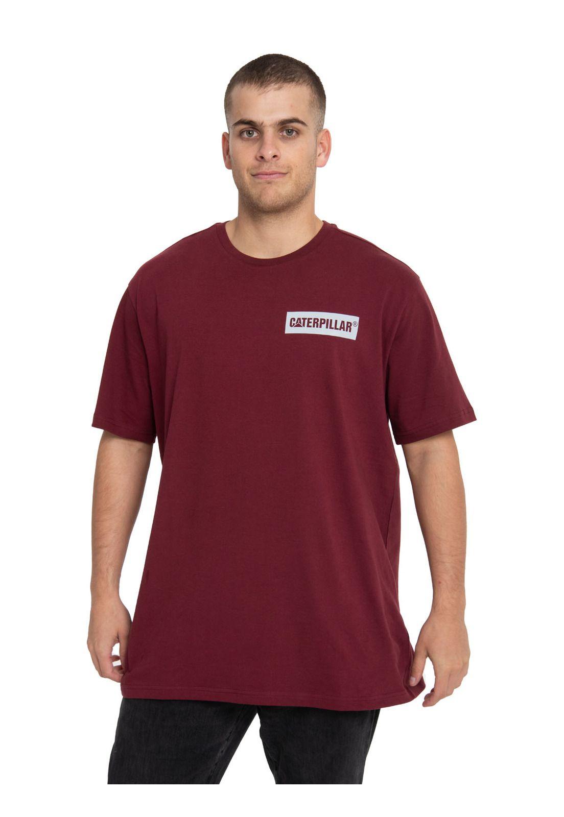 Polera Manga Corta Hombre Reflective Logo Rojo-0