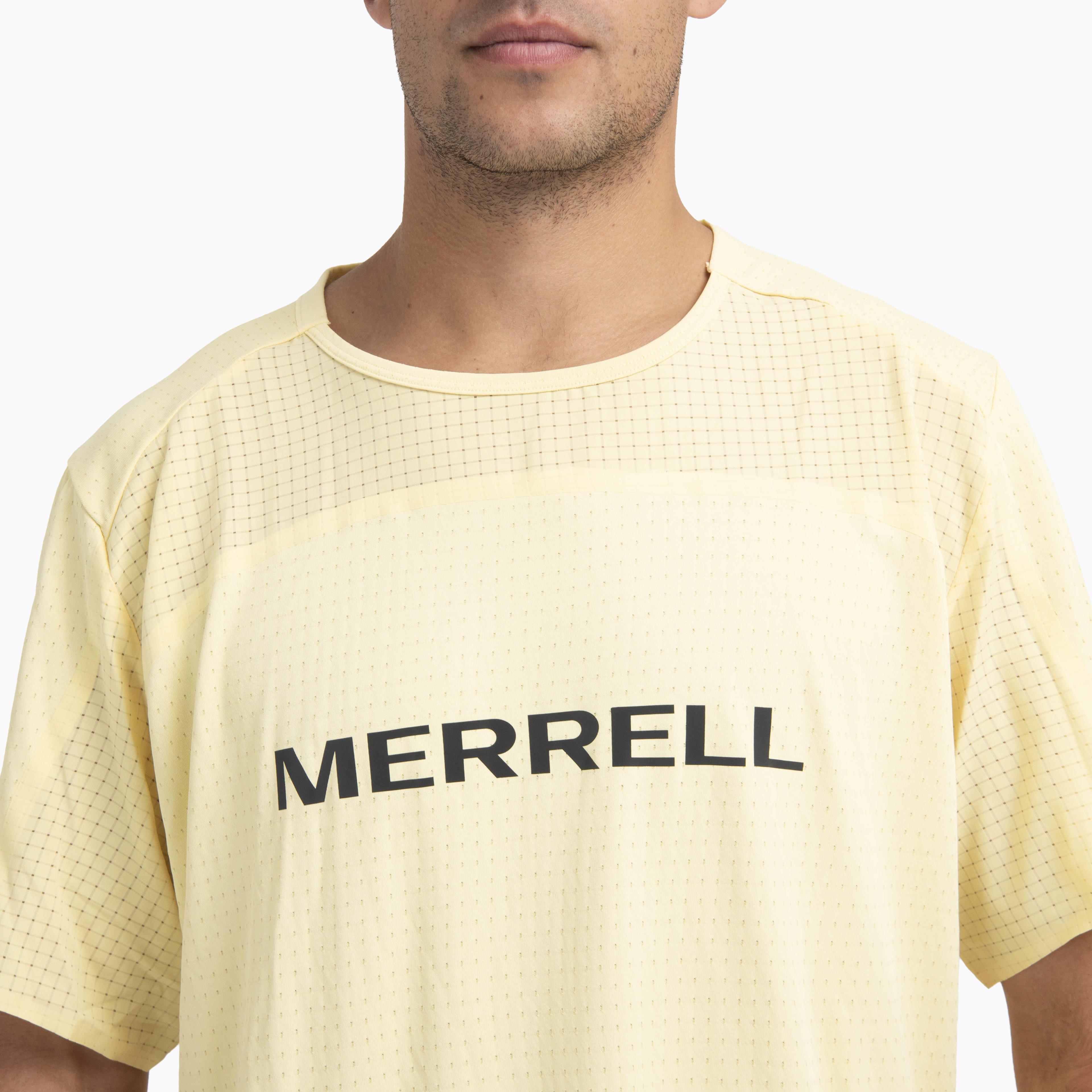 Polera Manga Corta Hombre Swift Trail Amarillo-4