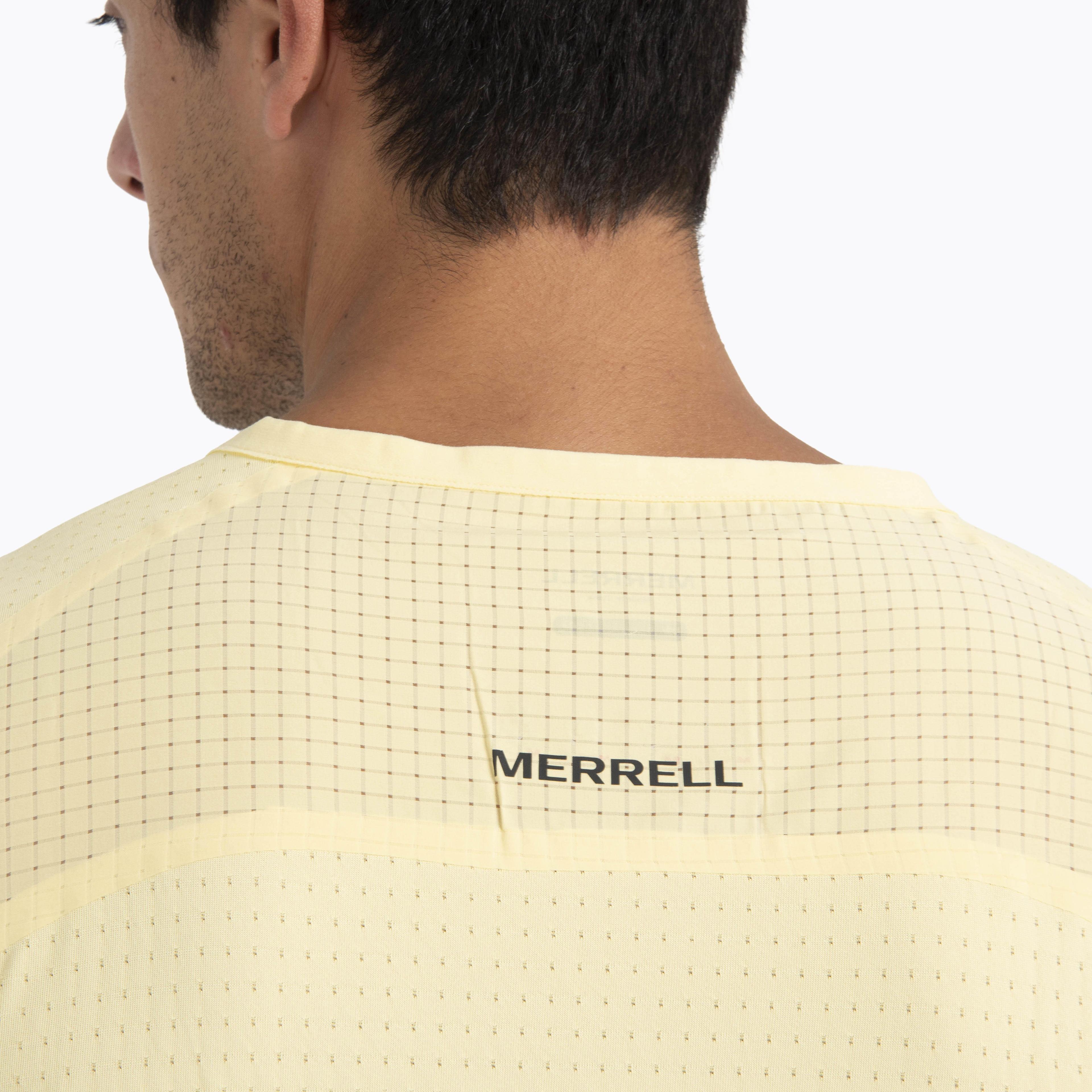 Polera Manga Corta Hombre Swift Trail Amarillo-6