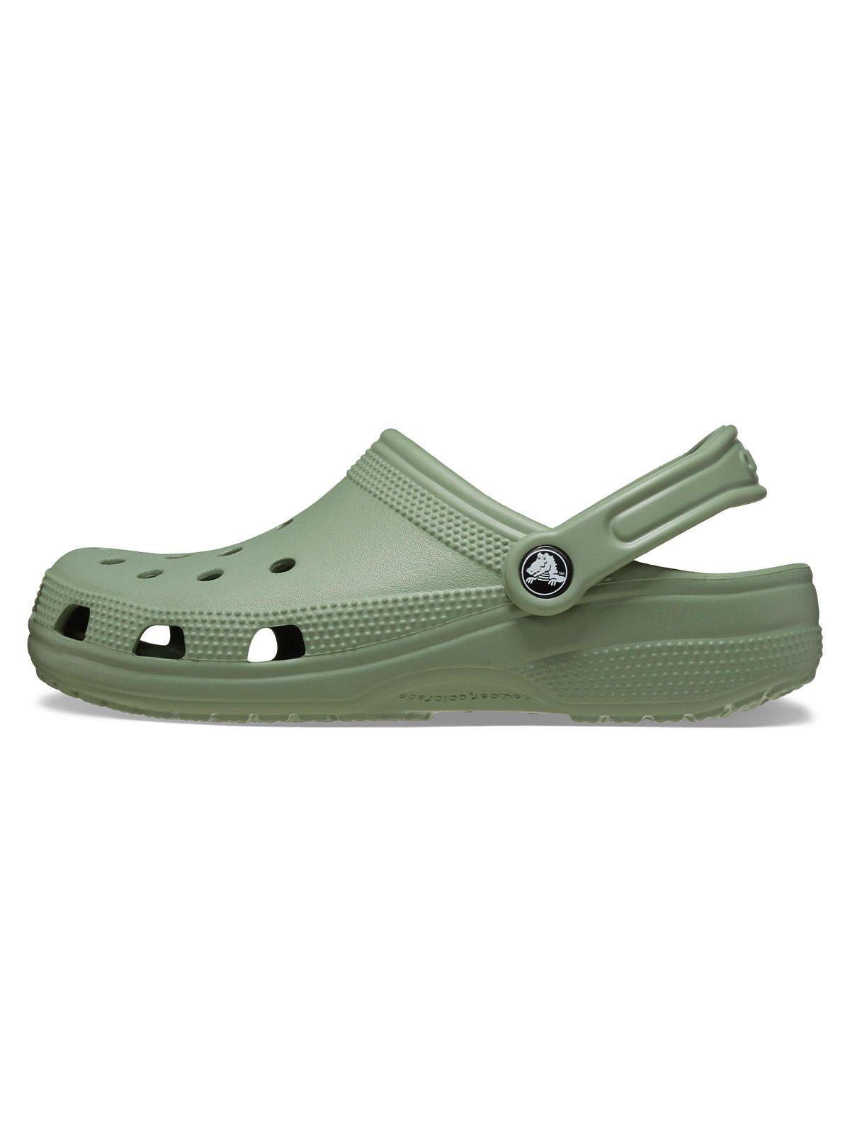 Zueco Crocs Hombre Classic Clog Verde Musgo-2