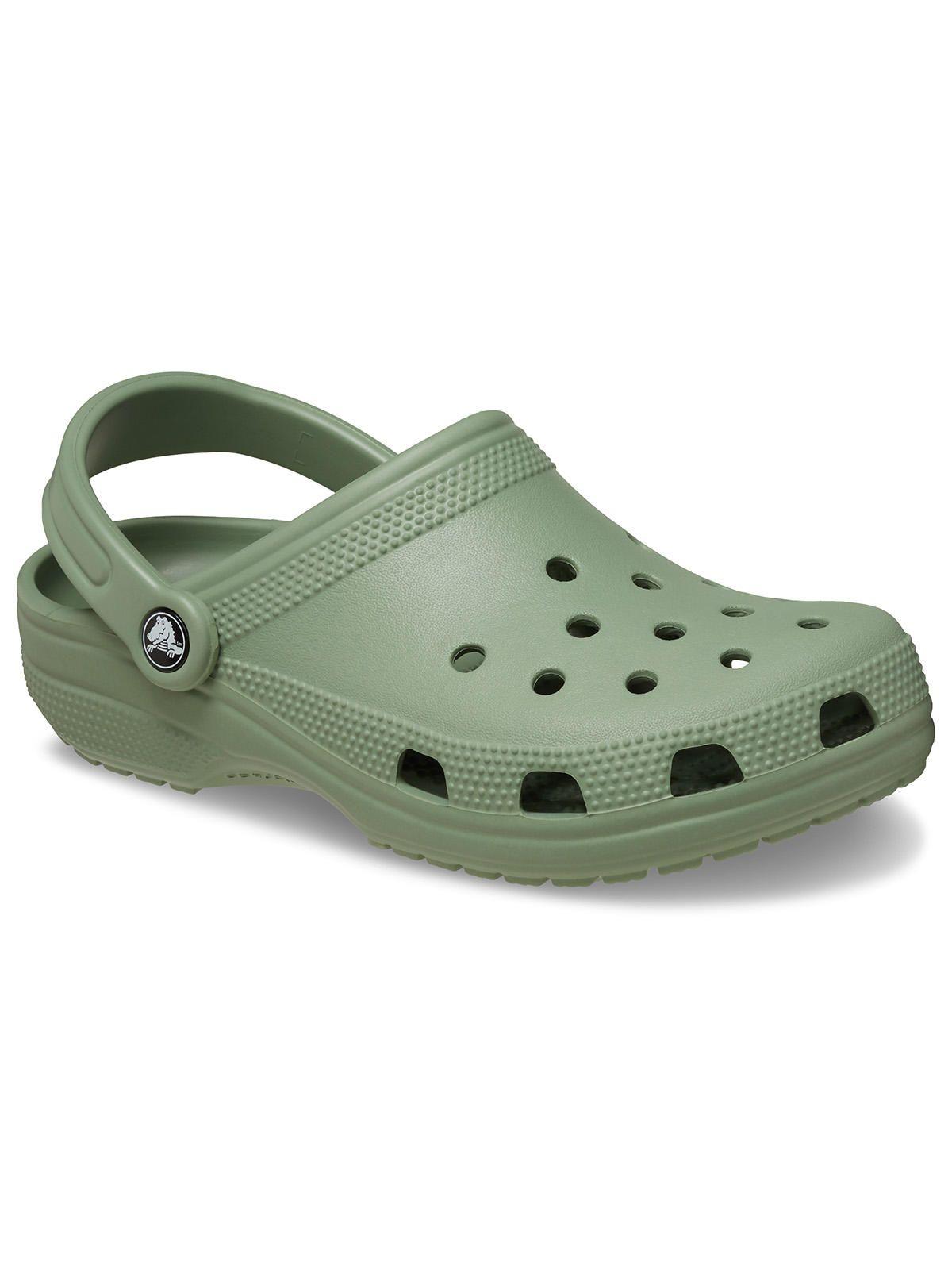 Zueco Crocs Hombre Classic Clog Verde Musgo-7