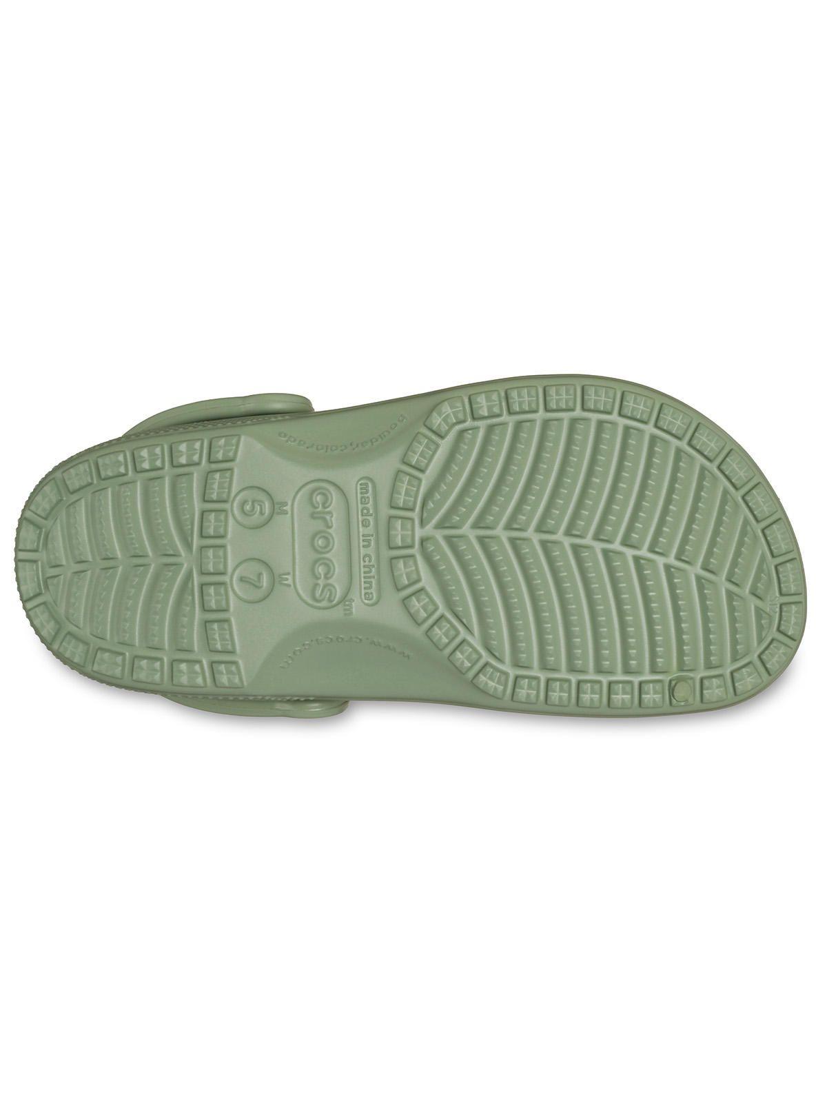 Zueco Crocs Hombre Classic Clog Verde Musgo-5