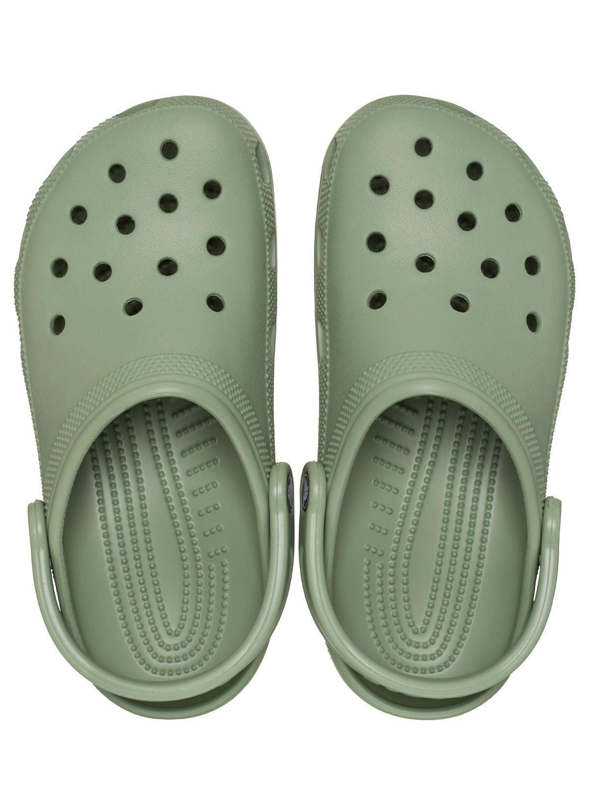 Zueco Crocs Hombre Classic Clog Verde Musgo-4