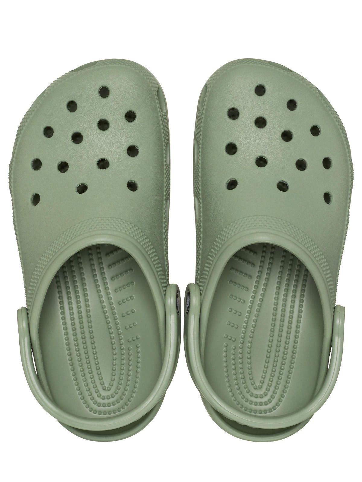 Zueco Crocs Hombre Classic Clog Verde Musgo-4