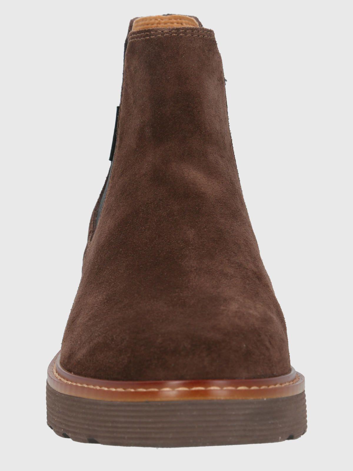 Botín Cuero Mujer Bonnie Café Oscuro-3