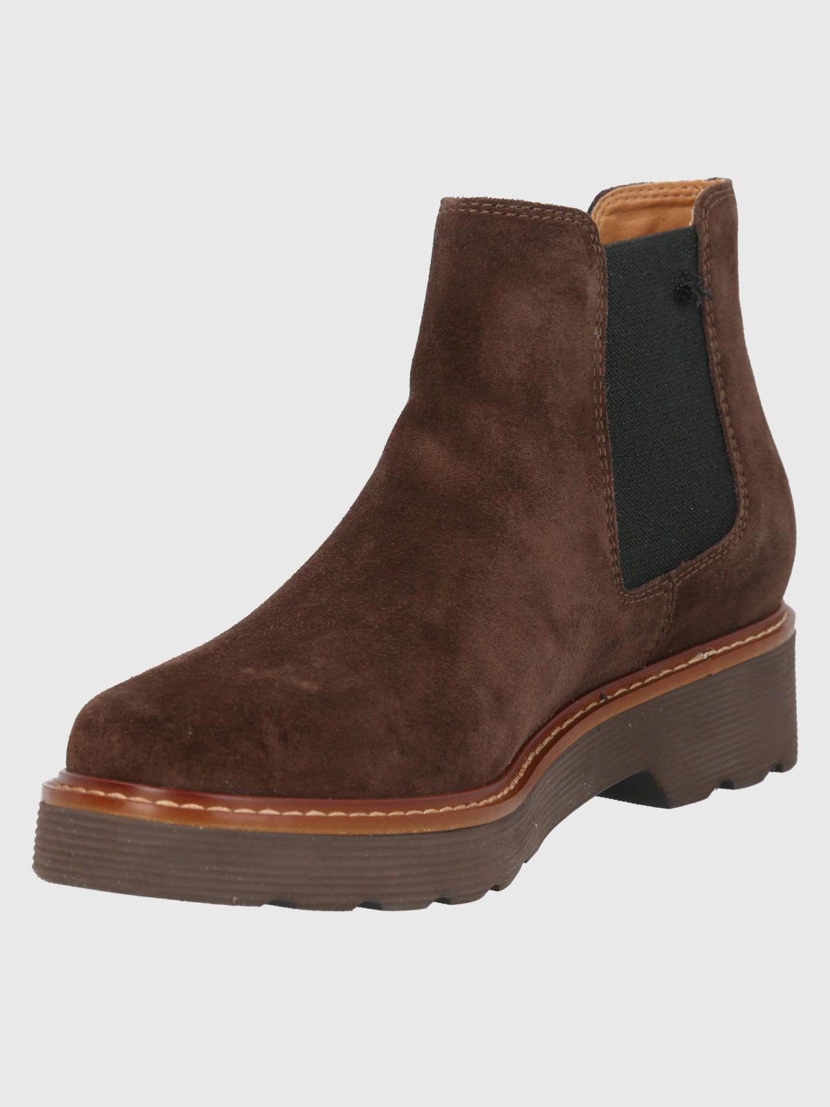 Botín Cuero Mujer Bonnie Café Oscuro-4