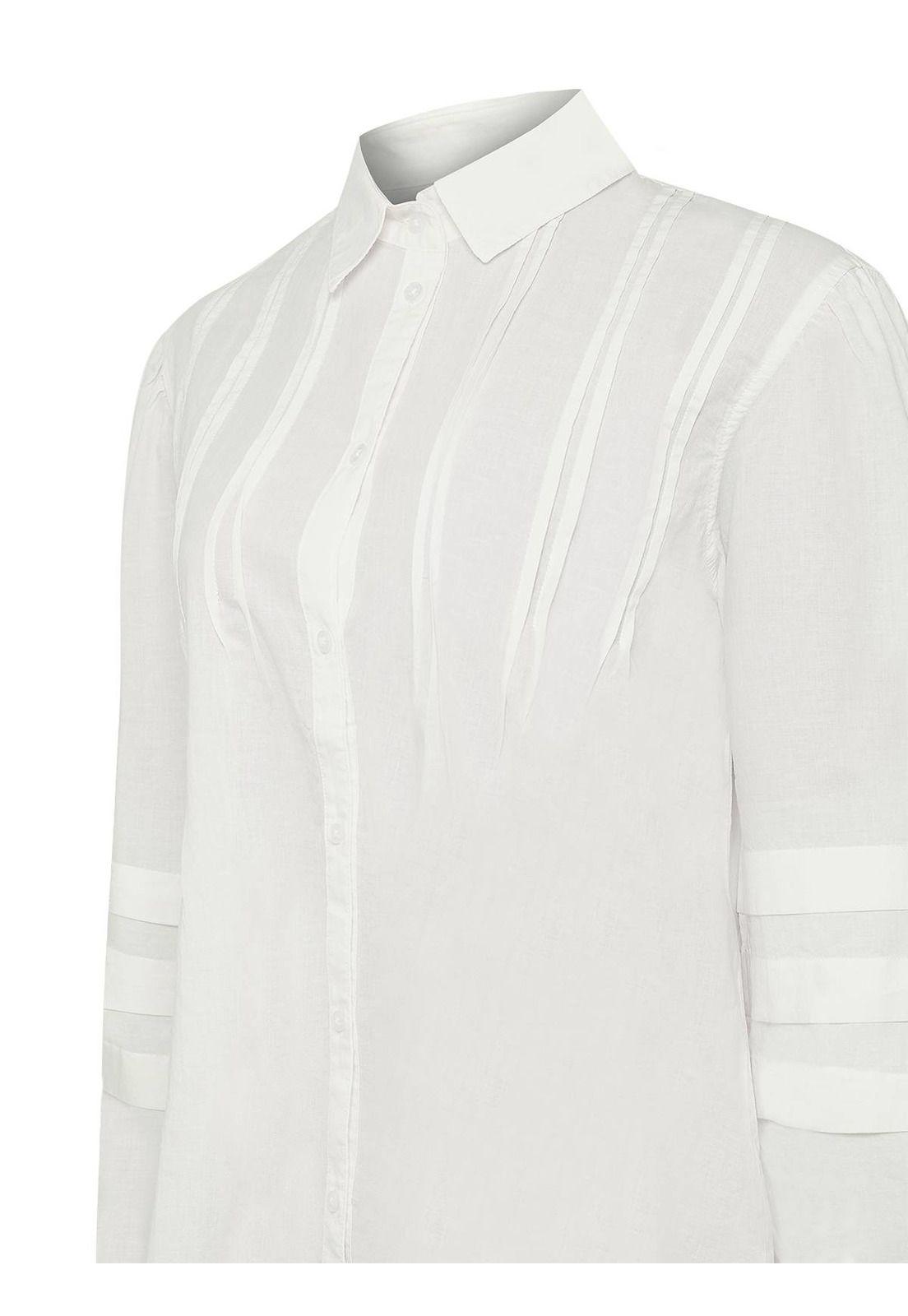 Blusa Algodón Orgánico Mujer Denali Blanco-3