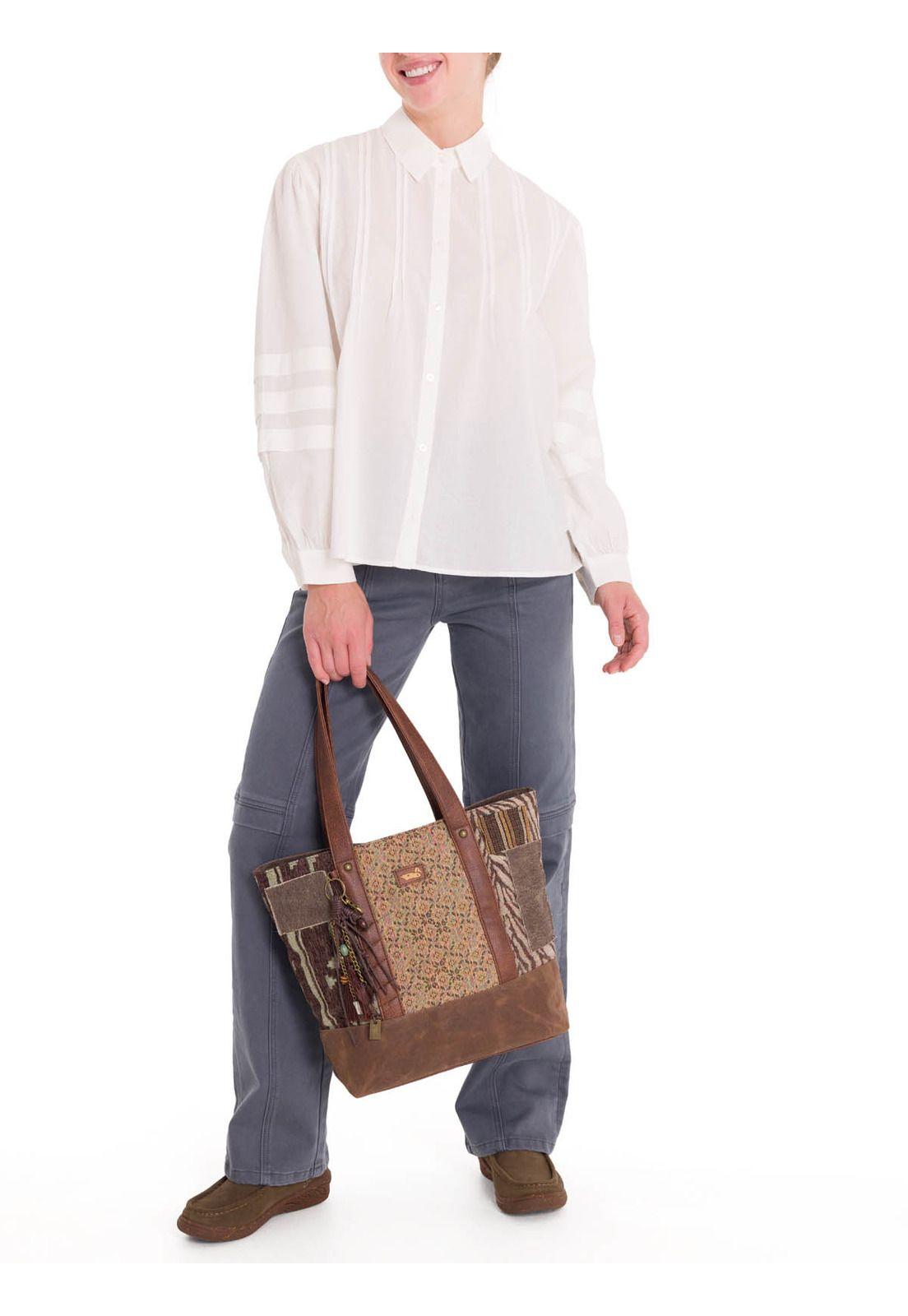 Blusa Algodón Orgánico Mujer Denali Blanco-9