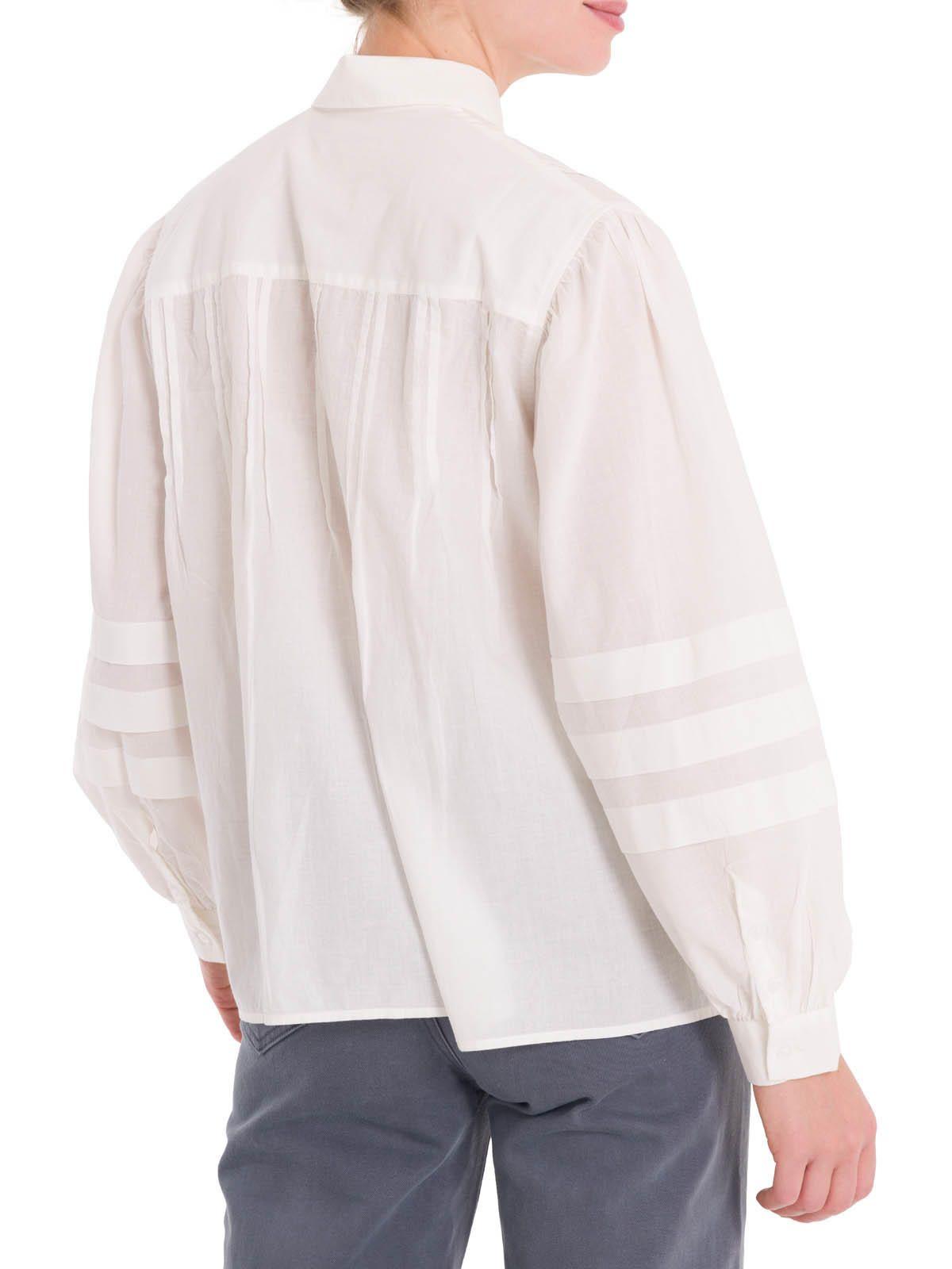Blusa Algodón Orgánico Mujer Denali Blanco-7