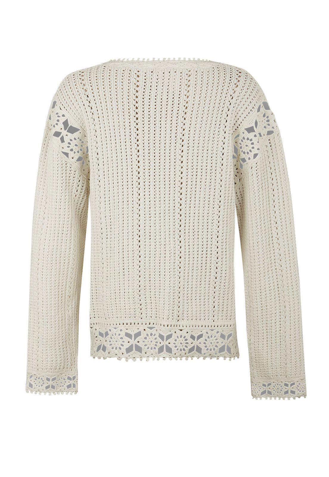 Chaleco Algodón Orgánico Beige Lia Mujer -1