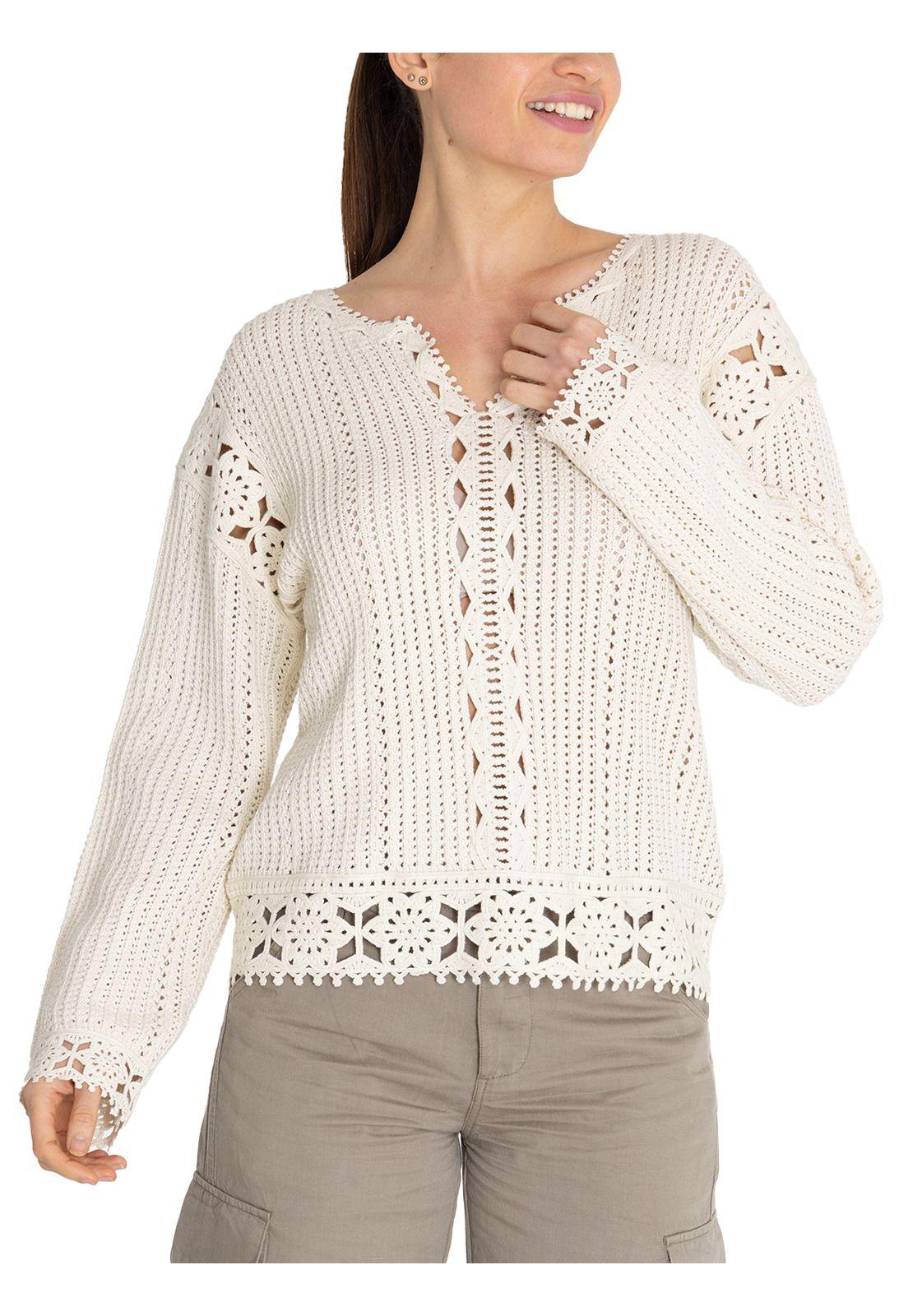 Chaleco Algodón Orgánico Beige Lia Mujer -4