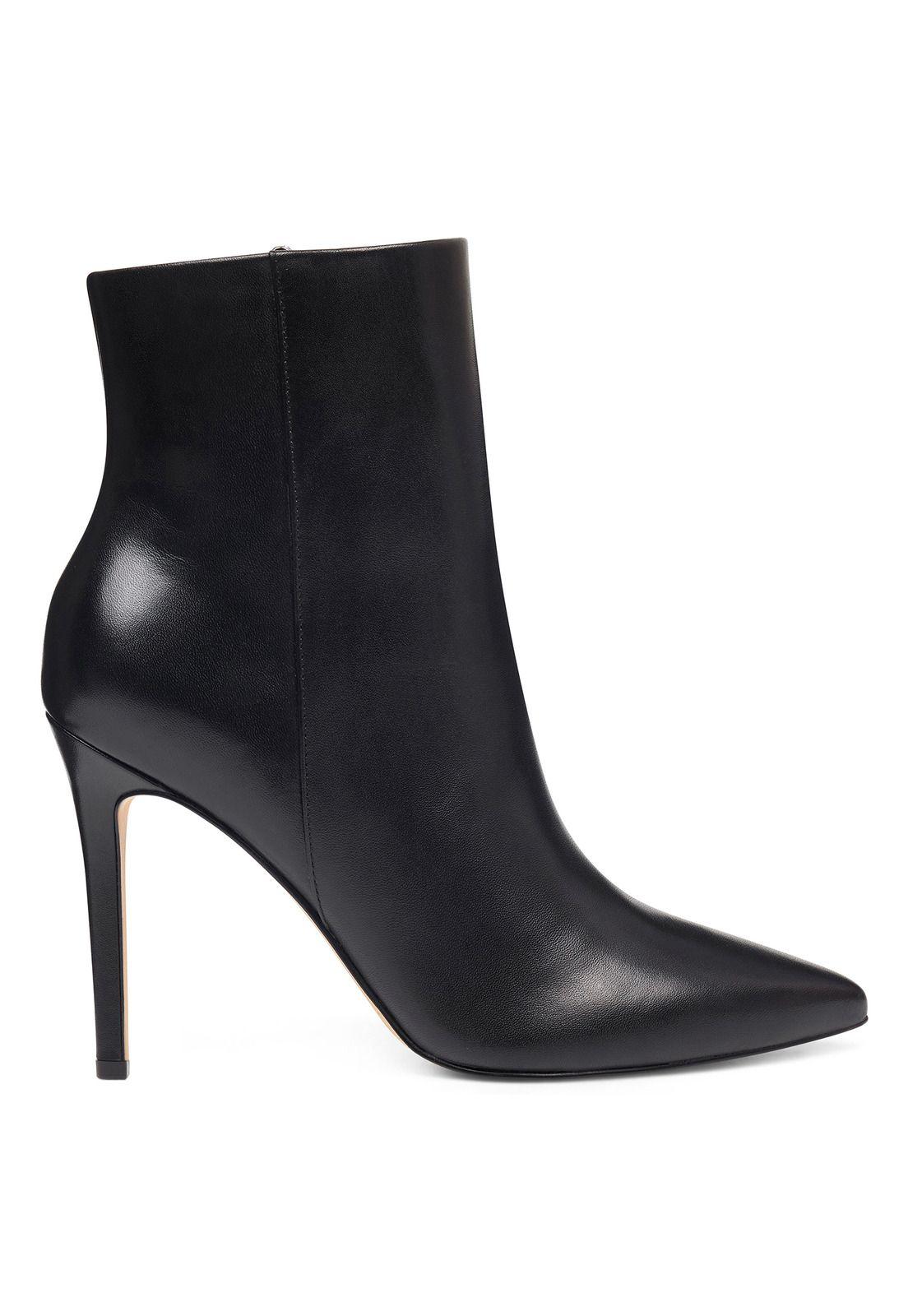Botín Cuero Trendluver Negro Mujer-1