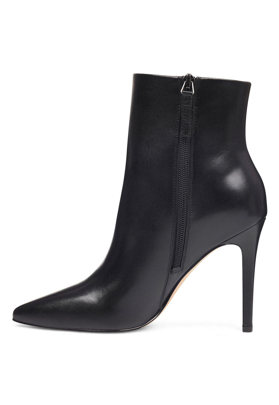 Botín Cuero Trendluver Negro Mujer-2