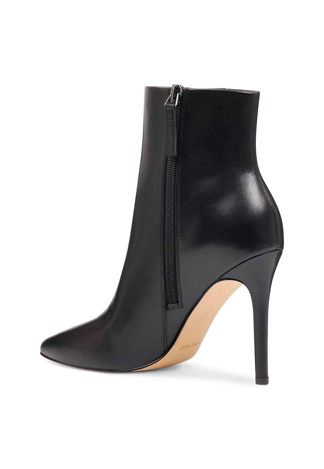 Botín Cuero Trendluver Negro Mujer-3