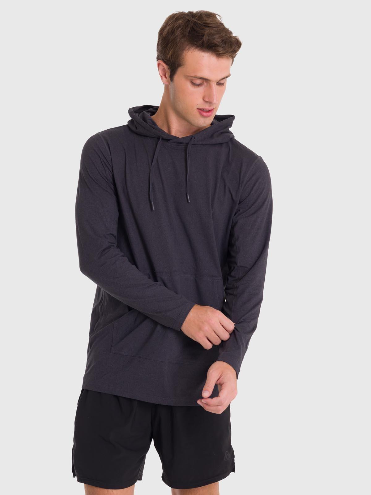 Polerón Hombre Hoodie Base Layer Negro-1