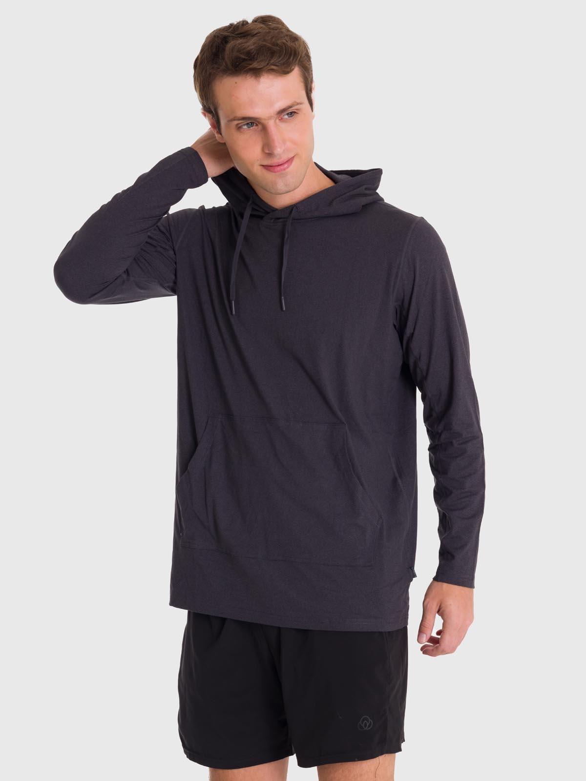 Polerón Hombre Hoodie Base Layer Negro-3