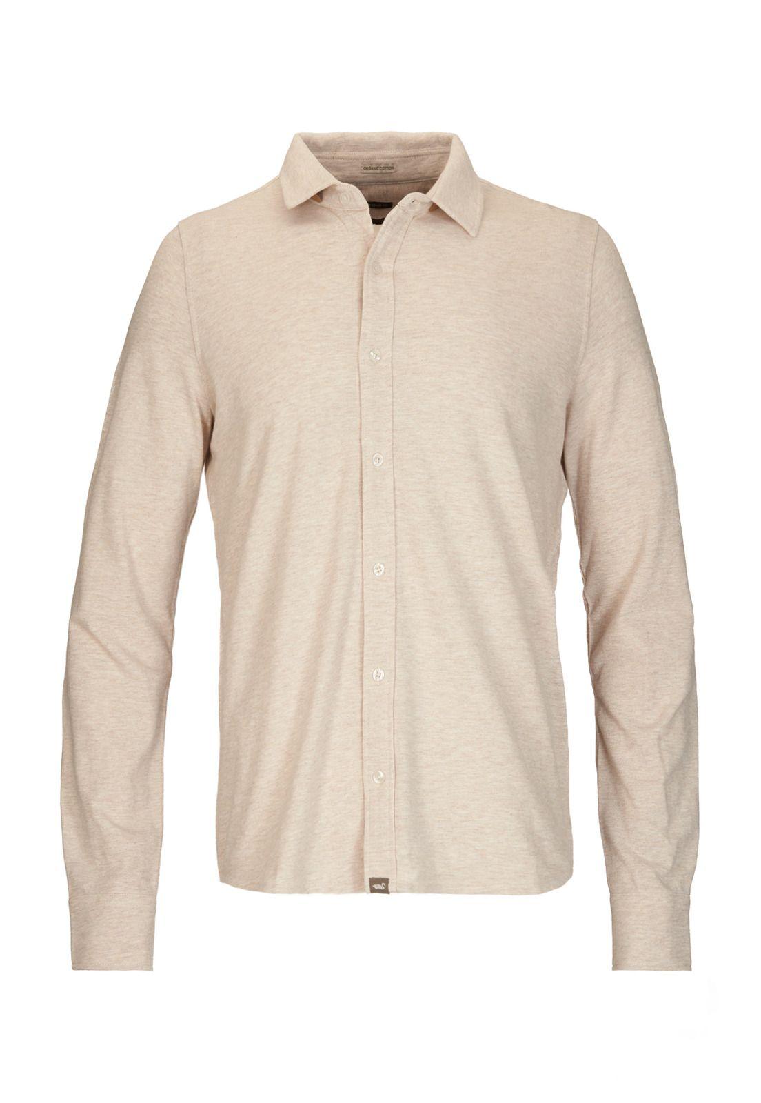 Polera M/L Hombre Piquelong Verde Claro-0
