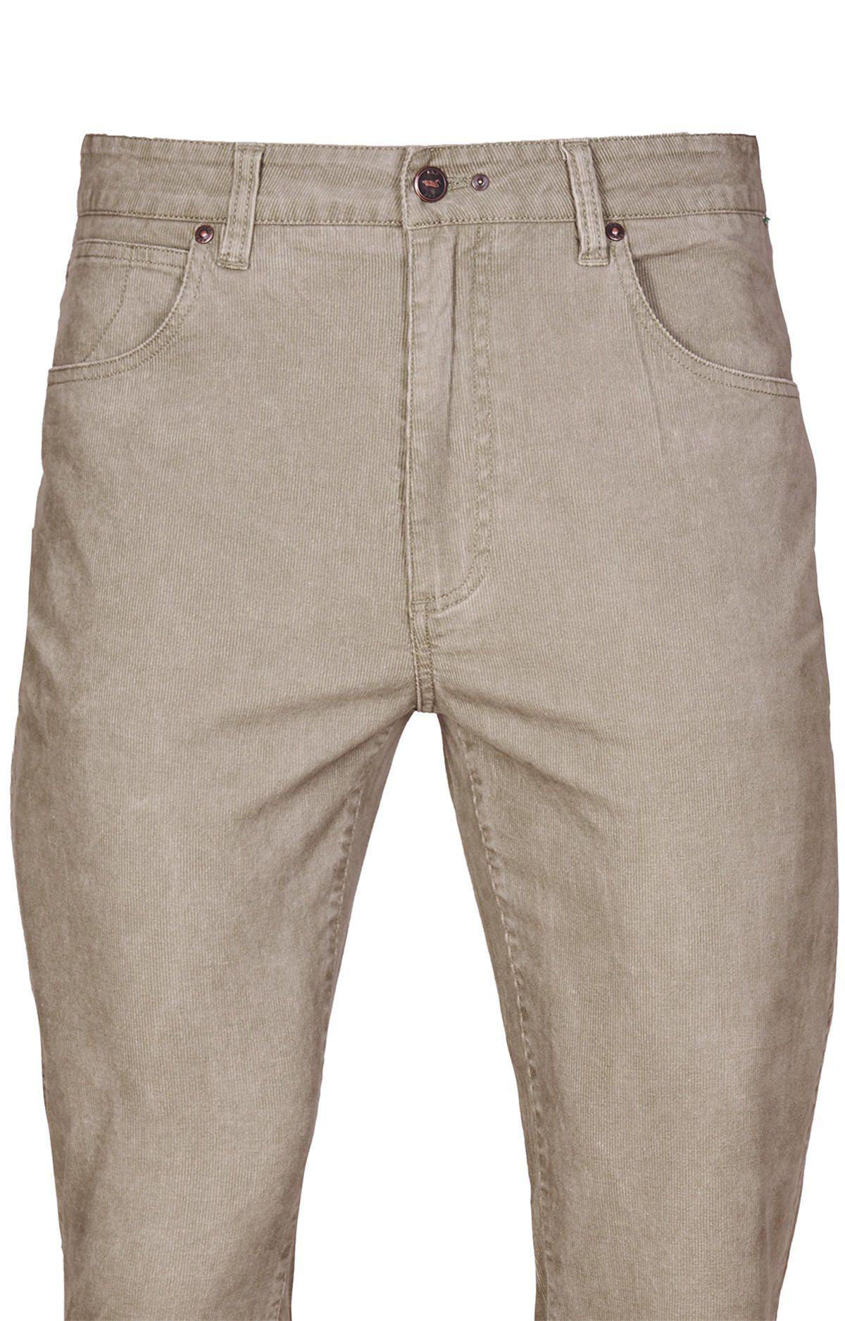 Pantalón Natural Flex Hombre Corduroy Beige-3