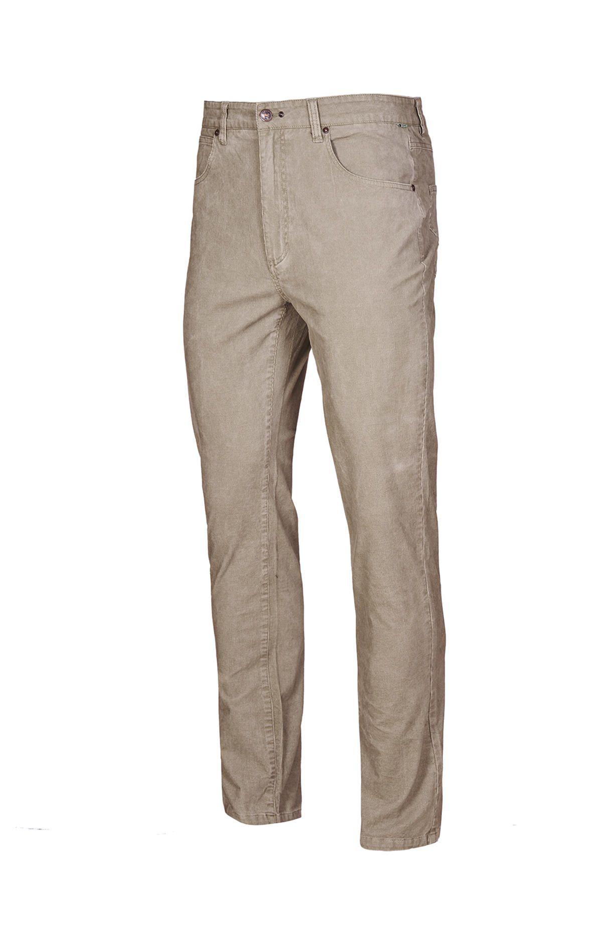 Pantalón Natural Flex Hombre Corduroy Beige-0