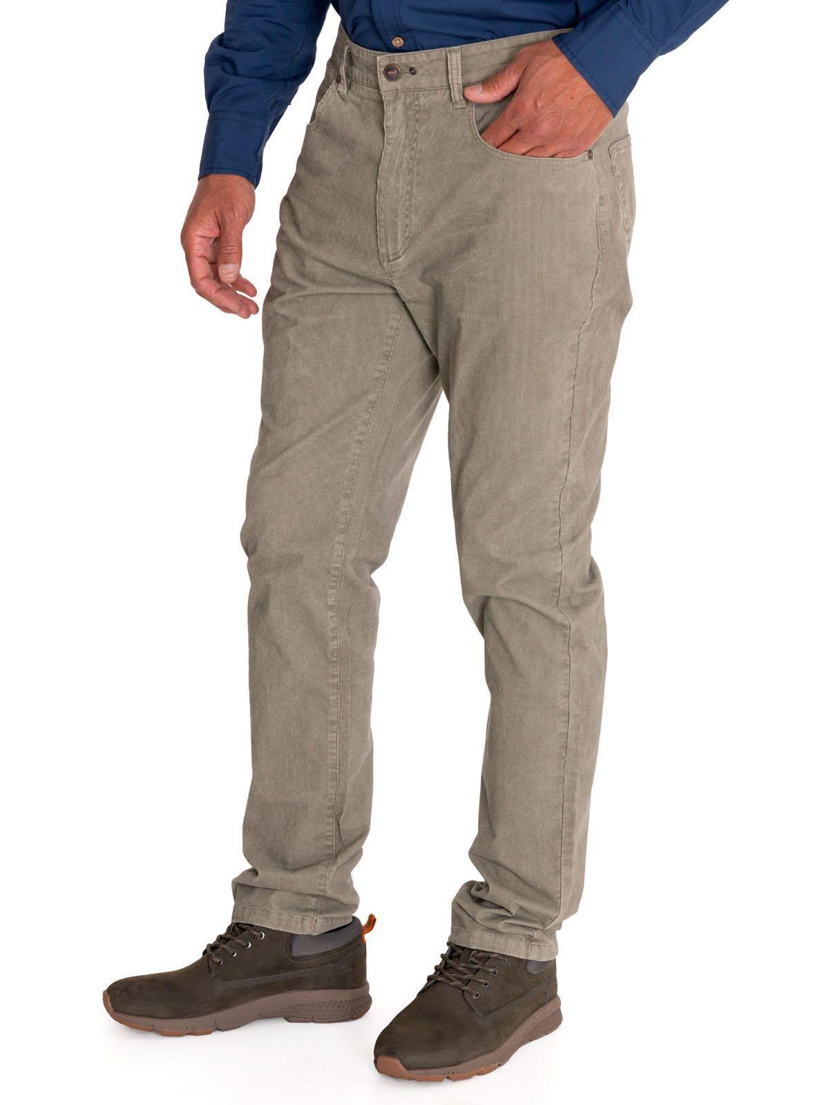 Pantalón Natural Flex Hombre Corduroy Beige-5