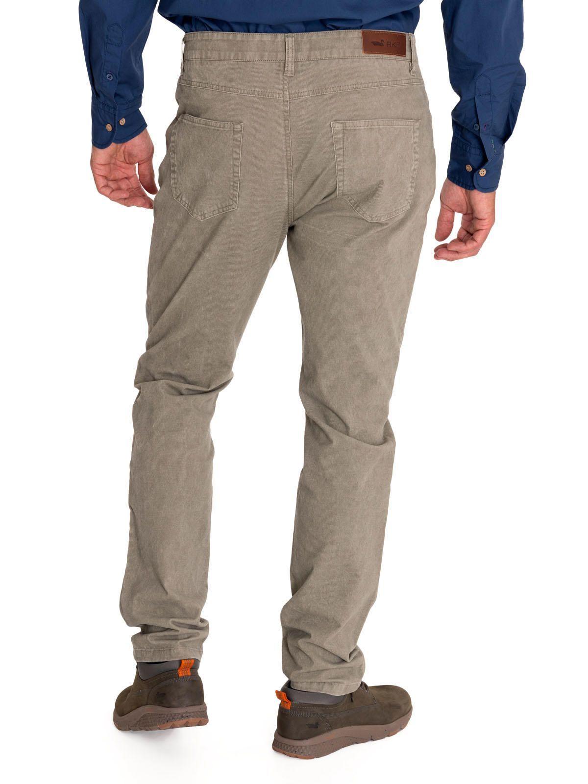 Pantalón Natural Flex Hombre Corduroy Beige-6