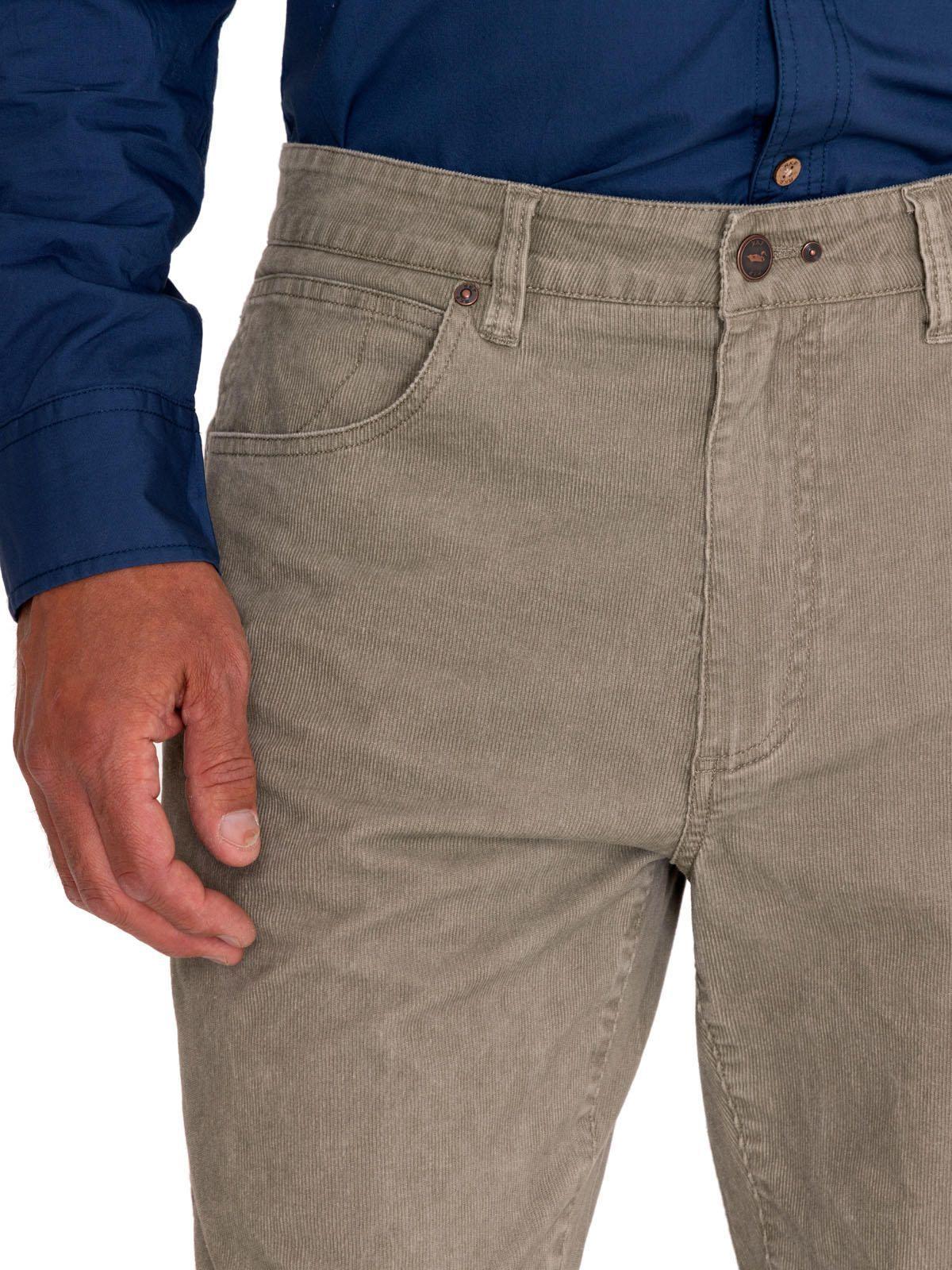 Pantalón Natural Flex Hombre Corduroy Beige-7