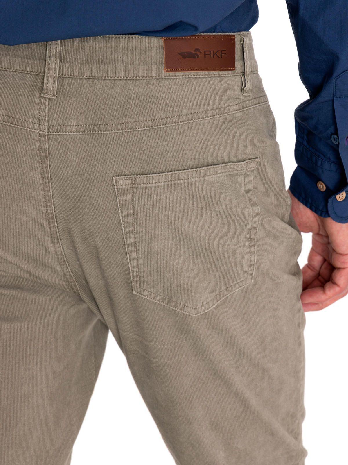 Pantalón Natural Flex Hombre Corduroy Beige-8