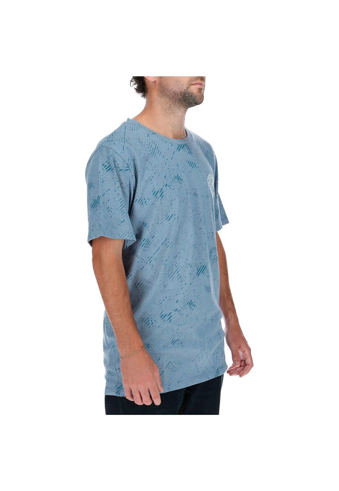 Polera M/C  Hombre Bronn Azul-3