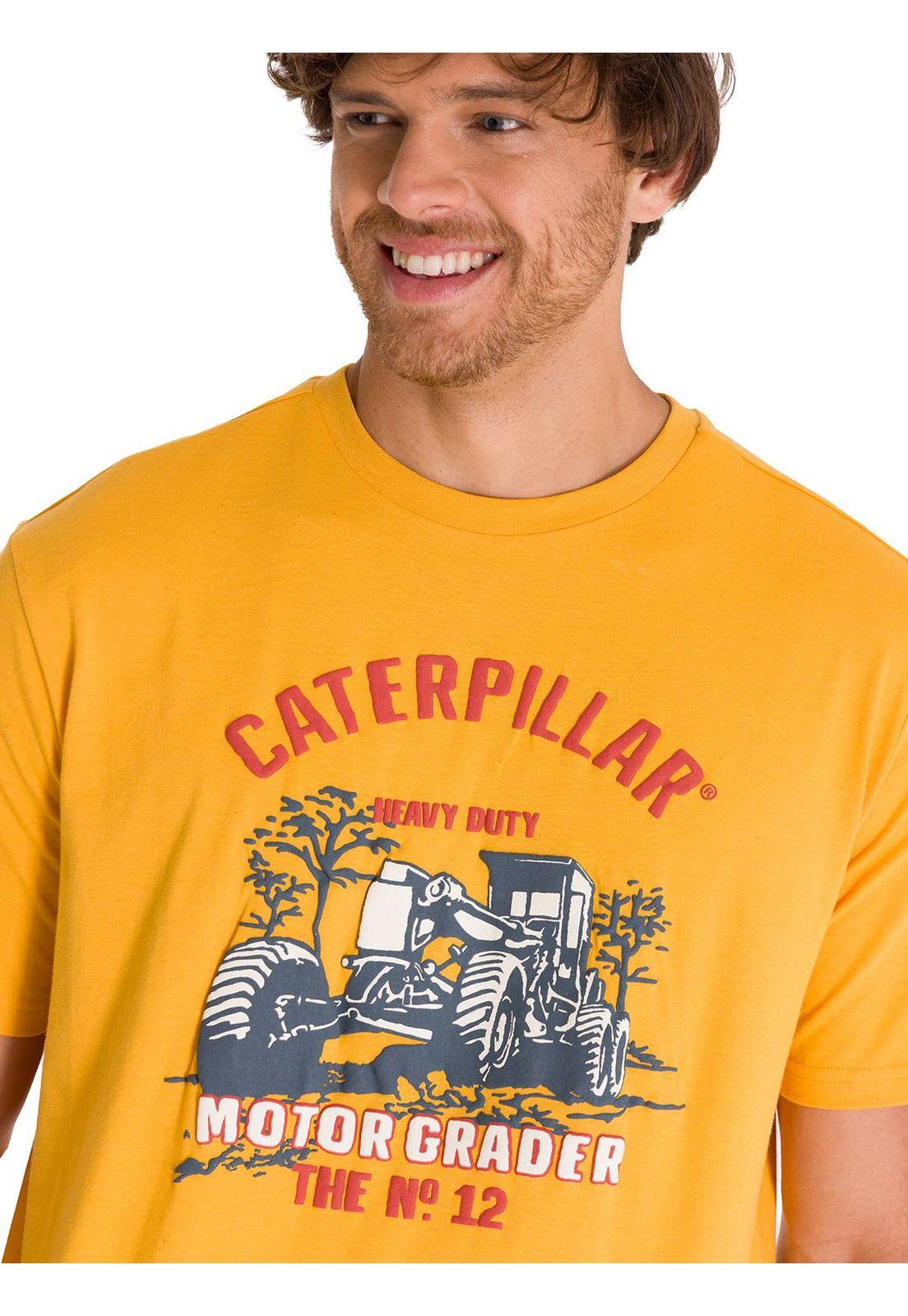 Polera Equipment Graphic 1 Hombre Amarilla-4
