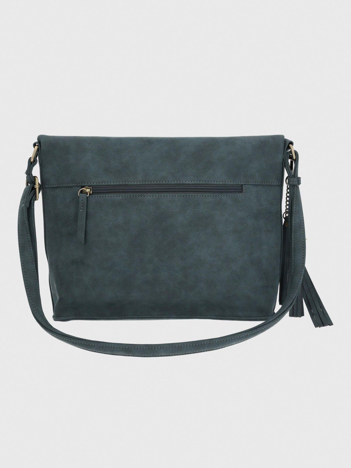 Cartera Ecocuero Mujer Darren Cross Azul-2