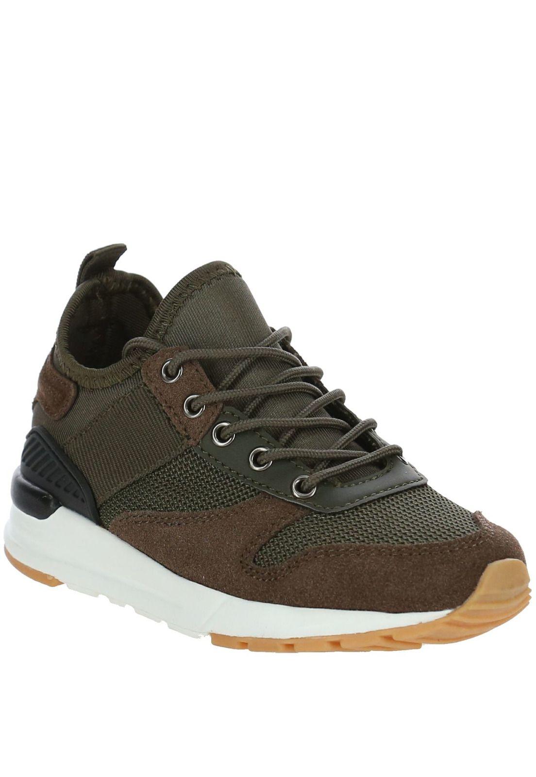 Zapatilla Poliéster Niño Presley-K Café-0