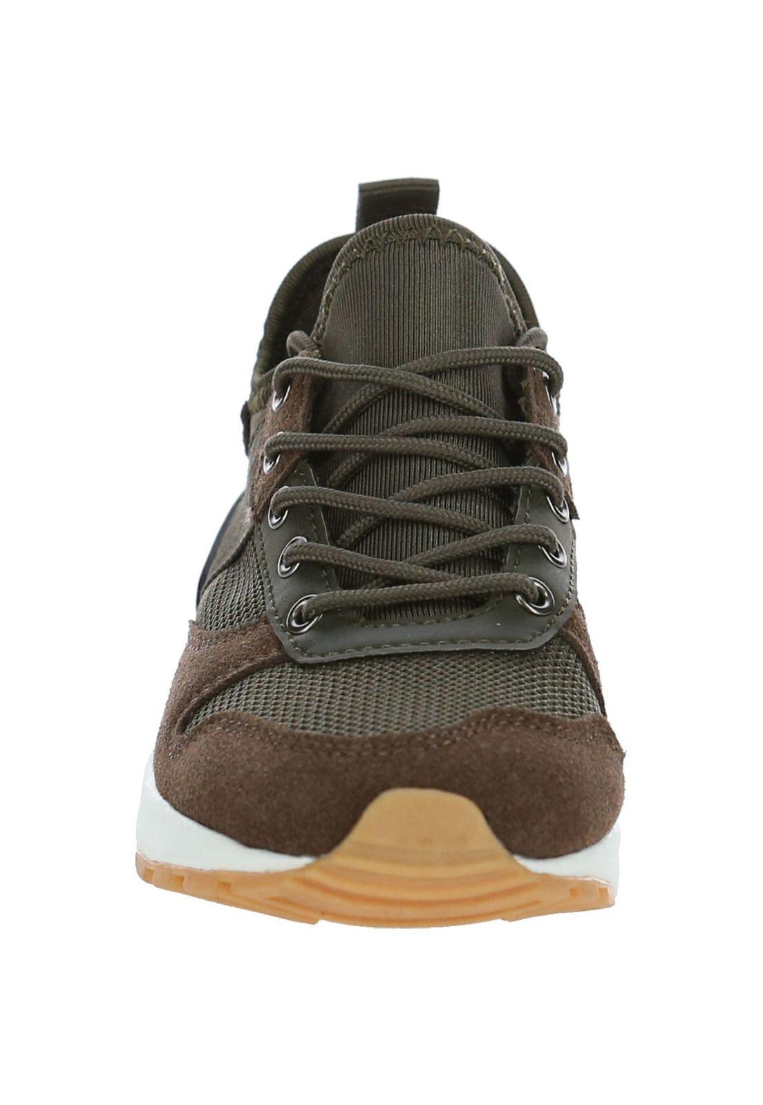 Zapatilla Poliéster Niño Presley-K Café-2