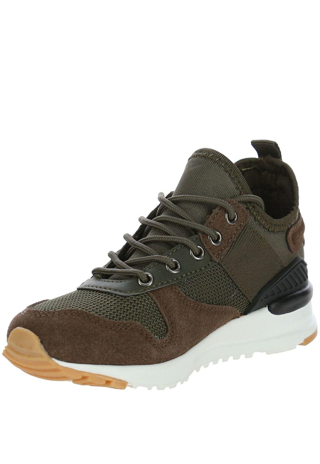 Zapatilla Poliéster Niño Presley-K Café-3