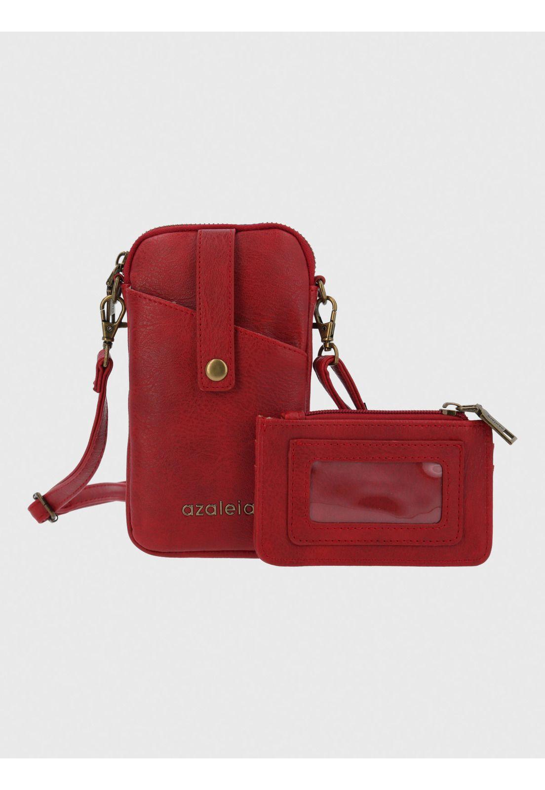 Cartera Mujer Esther Cross Rojo-2