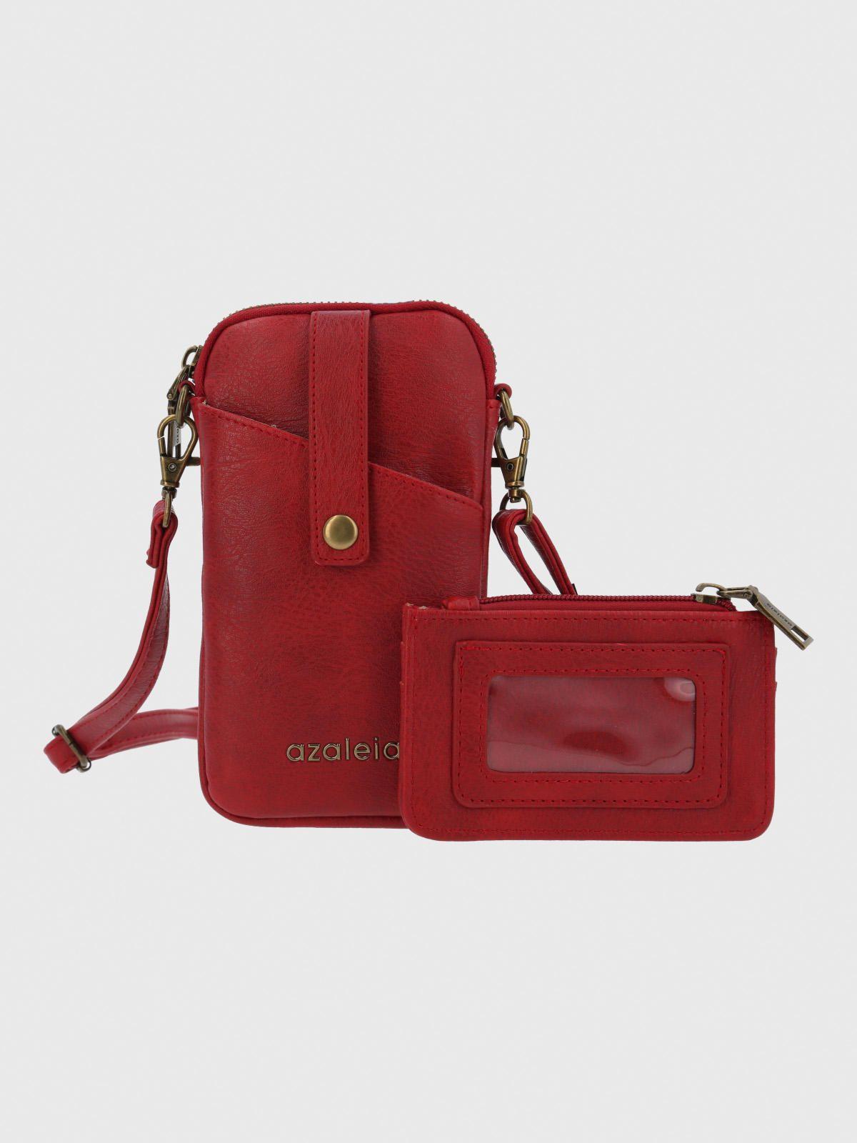 Cartera Mujer Esther Cross Rojo-2