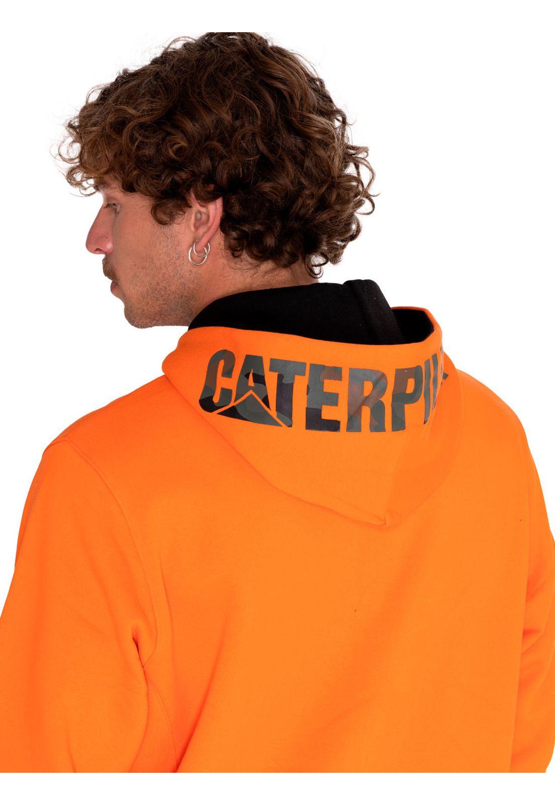 Polerón Hombre Utility Hood Banner Sweatshirt Naranja-4