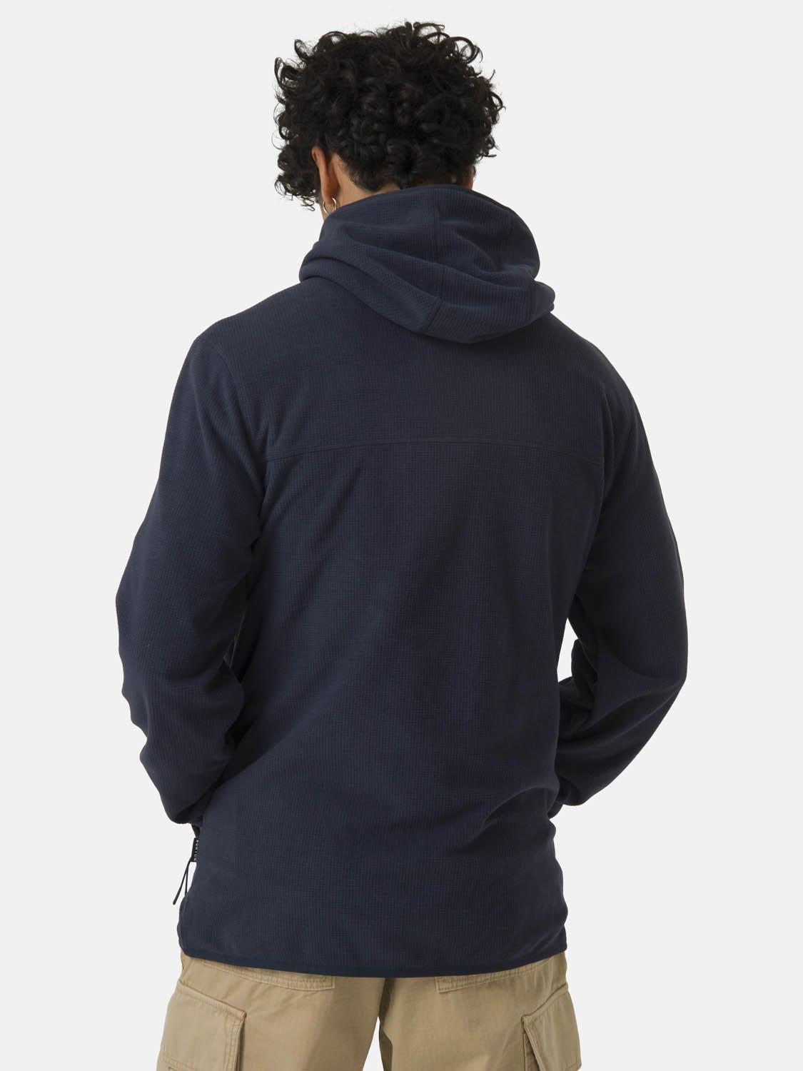 Polerón Unisex Full Zipper Hexagonal Azul -3