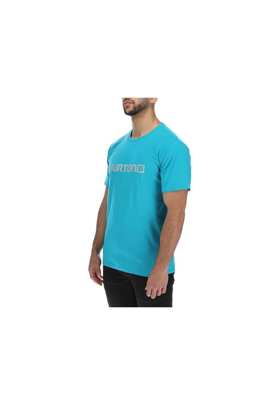 Polera M/C  Hombre Logo Horizontal Ii Turquesa-1