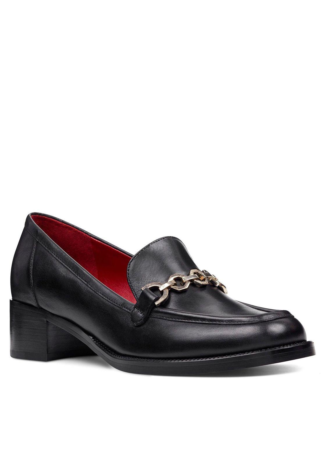 Mocasín Cuero Karlabella Negro Mujer-0