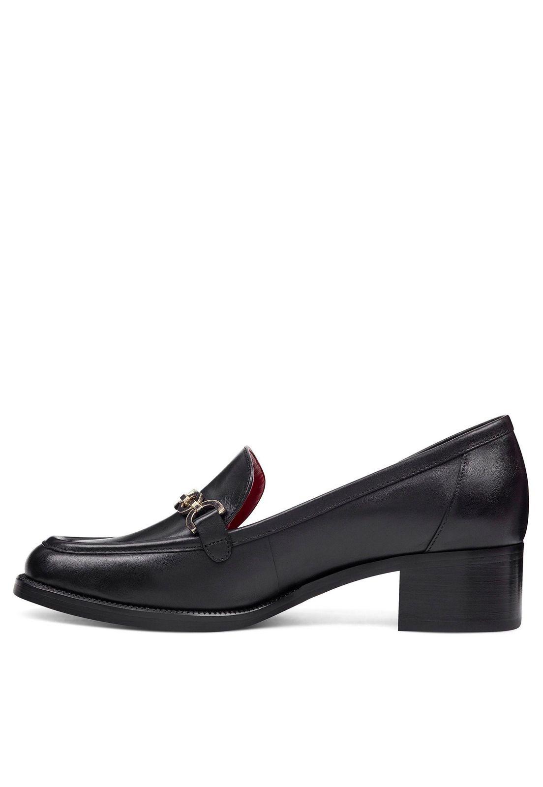 Mocasín Cuero Karlabella Negro Mujer-2