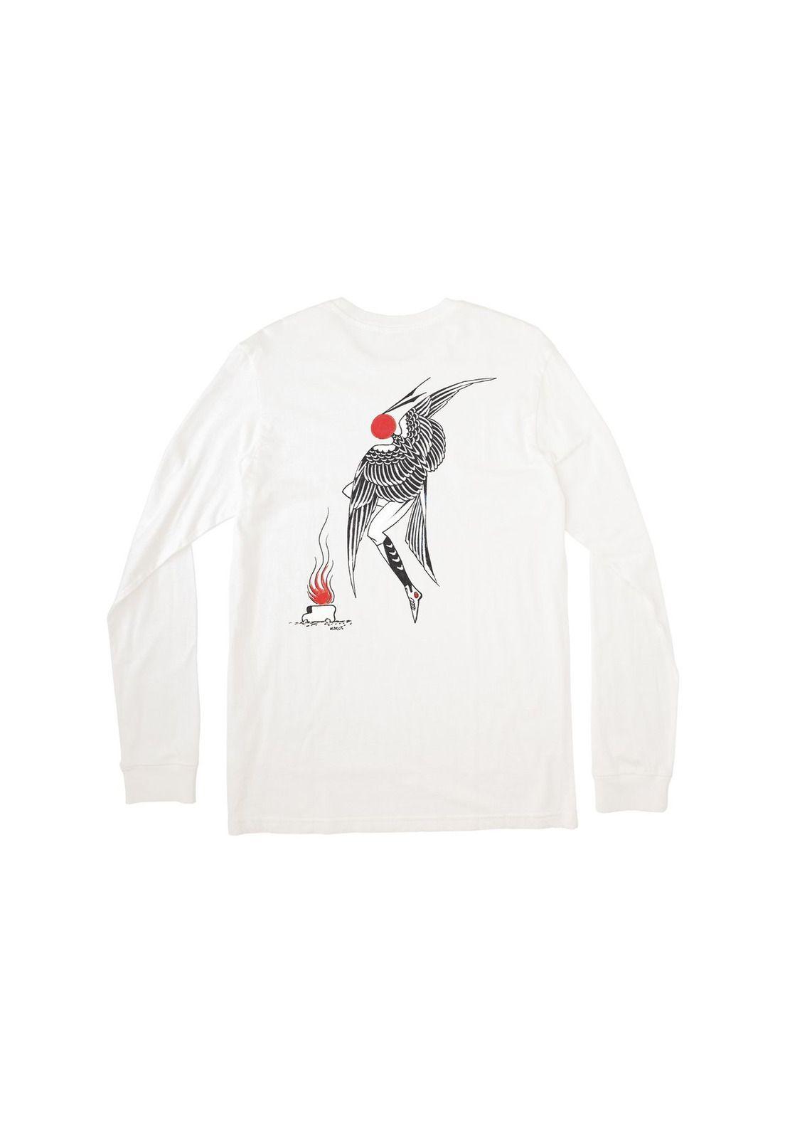 Polera Manga Larga Fire Dance Ls White-1